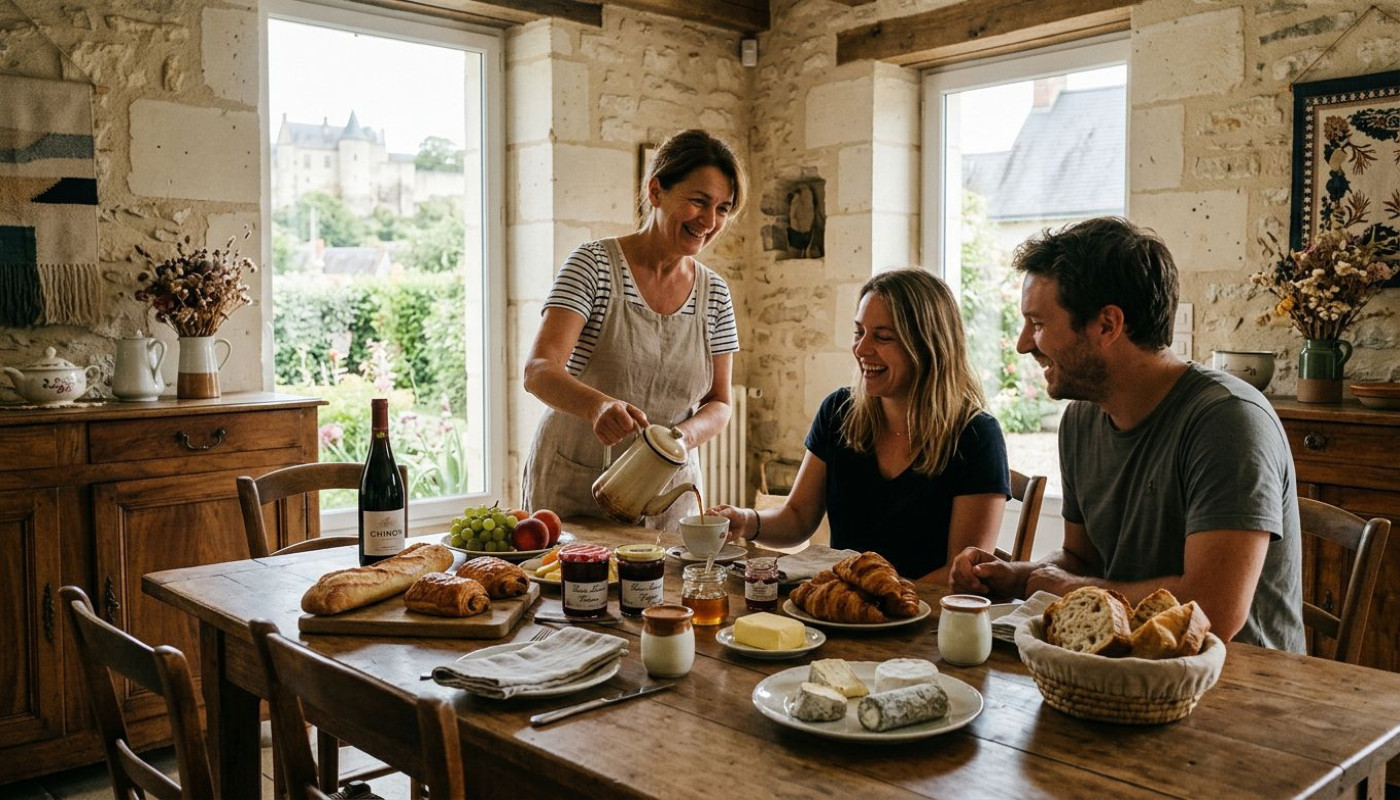 Secrets d’hospitalité : ce qui rend unique l’expérience d’un gîte à Chinon